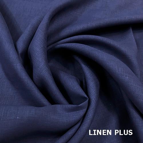 Ткань LINEN PLUS 100% лен 150 см 1355 Синий - фото 4