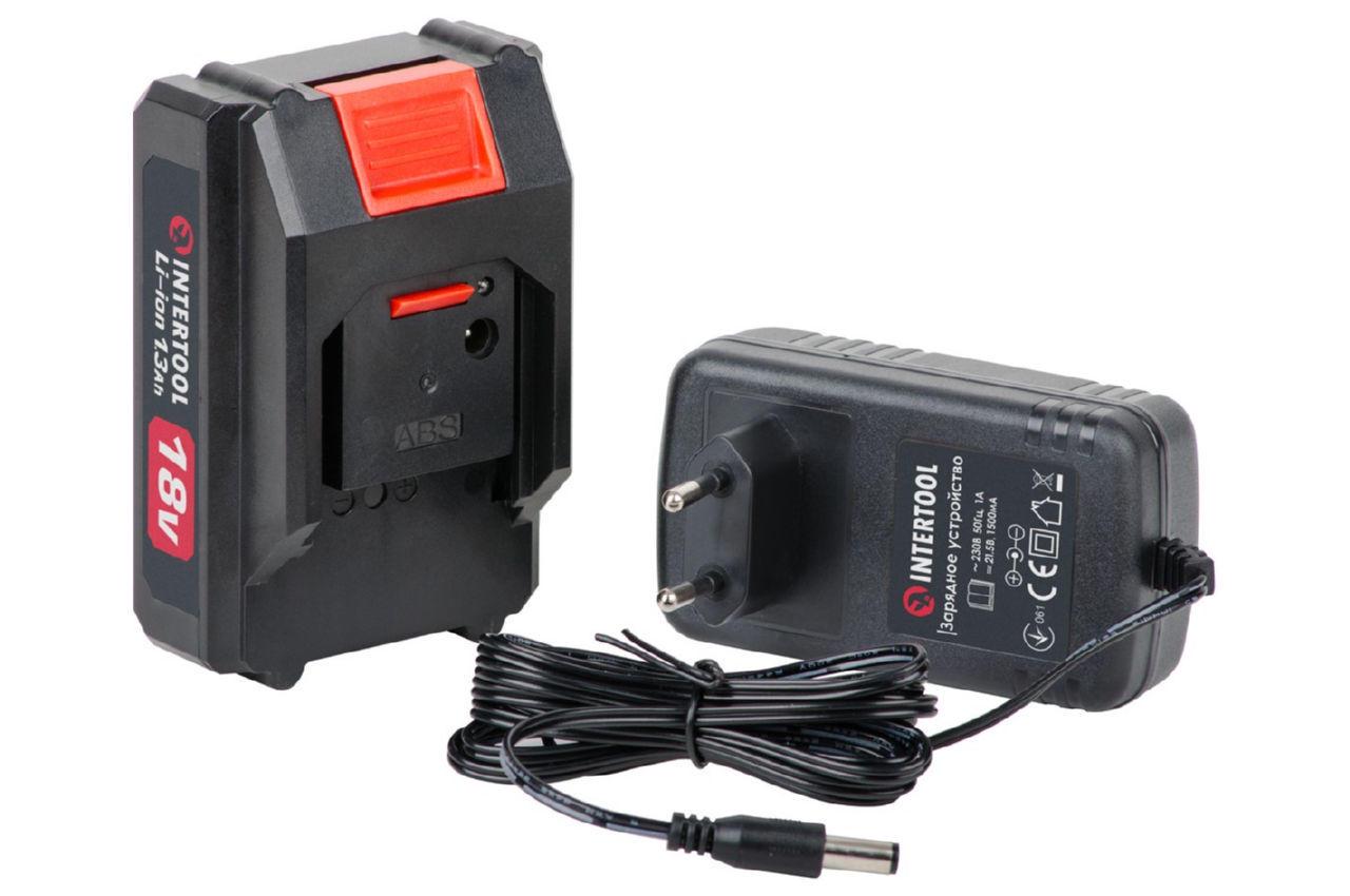 Шуруповерт аккумуляторный Intertool 18 В DT-0315 (DT-0315) - фото 6 Шуруповерт аккумуляторный Intertool 18 В DT-0315 (DT-0315) - фото 6