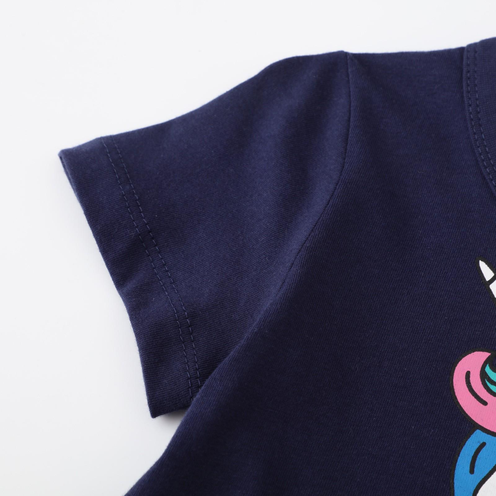 Платье детское с единорогом короткий рукав 104 см (23991784) - фото 5 Платье детское с единорогом короткий рукав 104 см (23991784) - фото 5