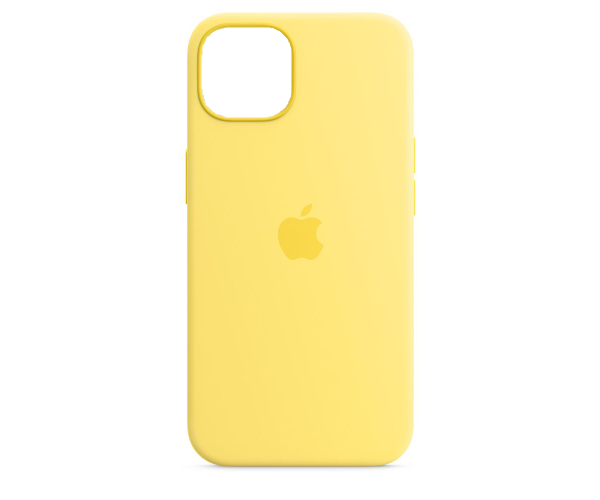 Чохол-накладка Silicone+MagSafe для Apple iPhone 13 Pro Max 09.Lemon Zest