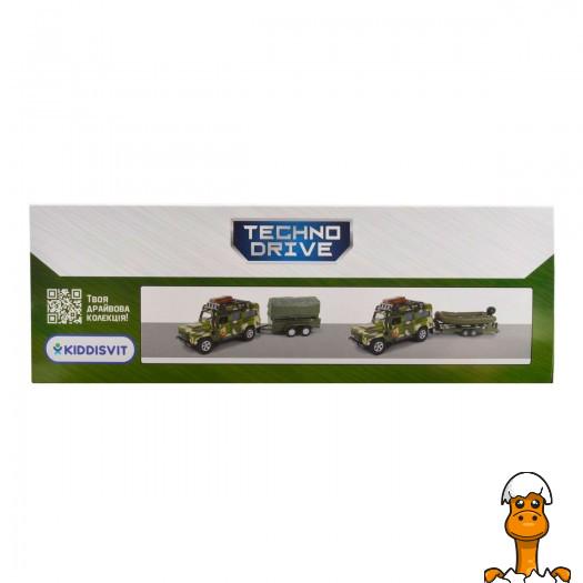 Игровой набор TechnoDrive Land rover defensaer с лодкой 3-10 лет (520191.270) - фото 6