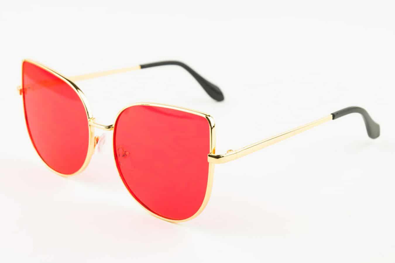 Очки солнцезащитные кошечка Розовый (А - 113)