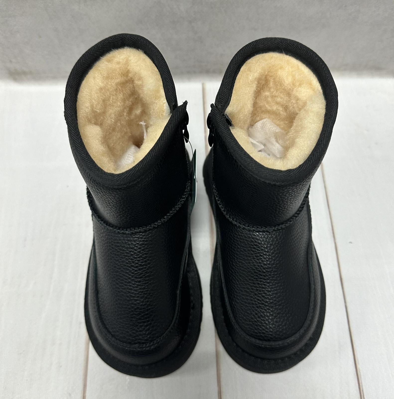 Уги дитячі Ugg Paliament екошкіра р. 30 19,5 см Чорний - фото 7 Уги дитячі Ugg Paliament екошкіра р. 30 19,5 см Чорний - фото 7