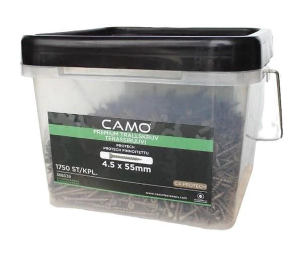 Саморізи для дерев'яної дошки Camo Premium 4,5x55 мм 1750 шт. (17519482)
