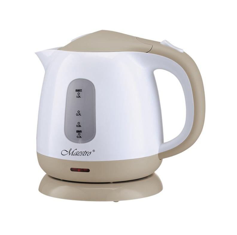 Електрочайник Maestro 1 л 1100 Вт Бежевий - фото 1 Електрочайник Maestro 1 л 1100 Вт Бежевий - фото 1