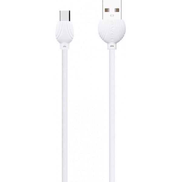 Awei Кабель AWEI CL-62 Type-C cable 1m White (89477) - фото 2