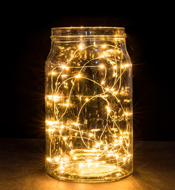 Гирлянда светодиодная на батарейках 5 м (52222)