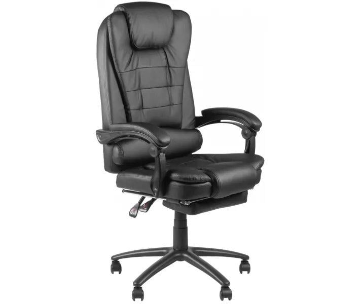 Офисное кресло Barsky Freelance Leather эргономичное с подставкой для ног Black (BFR-01) Офисное кресло Barsky Freelance Leather эргономичное с подставкой для ног Black (BFR-01)