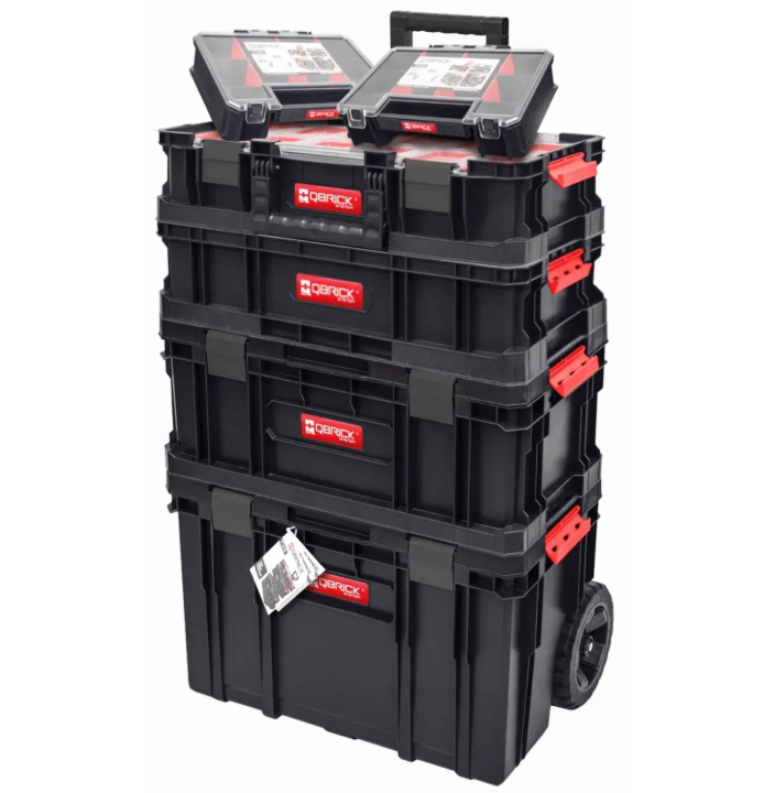 Набір ящиків для інструментів модульний з колесами 535х390х820 мм (Z252597PG002)