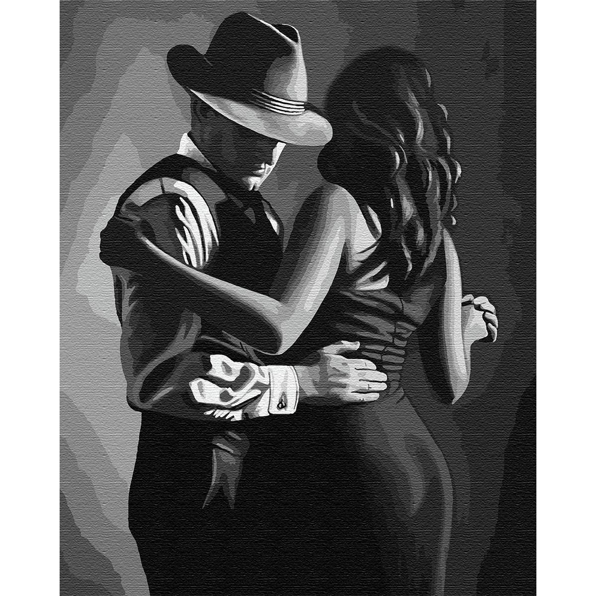 Картина по номерам Santi Приглашение на танец с металлизированными красками 40x50 см (Top-954771)