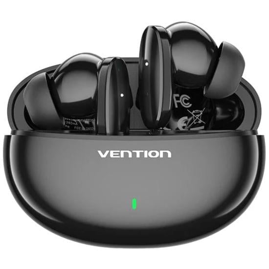 Навушники бездротові TWS Vention Elf Earbuds E01 BT5.3 ІРX4 230 mAh Black (NBFB0)