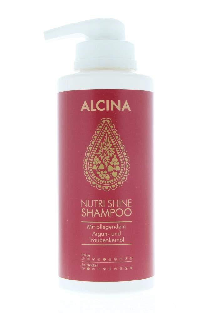 Шампунь ALCINA NUTRI SHINE Shampoo питательный с маслом арганы для всех типов волос 500 мл (10796)
