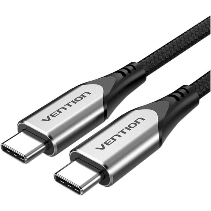 Кабель Vention USB Type-C - USB Type-C M/M 1,5 м 60W Black (TAAHG)