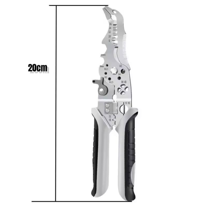 Плоскогубцы-стриппер для зачистки обжимания и резки проводов (b72e2db7) - фото 2