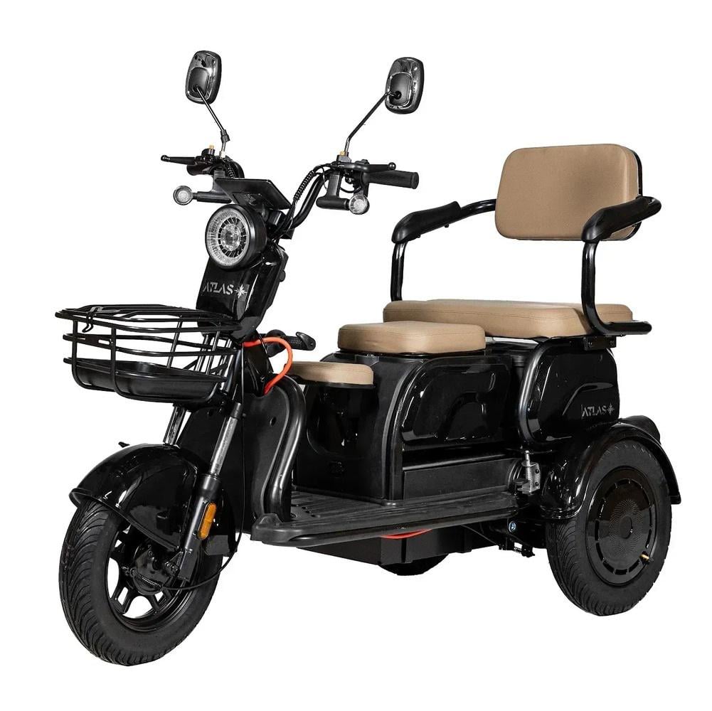 Електроскутер ATLAS Elegant Trike 800W Black (26579721)