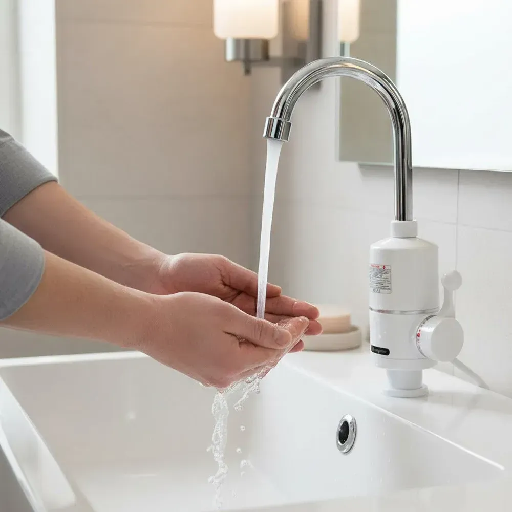 Водонагреватель проточный 3000 Вт RX-004 (30659186) - фото 3