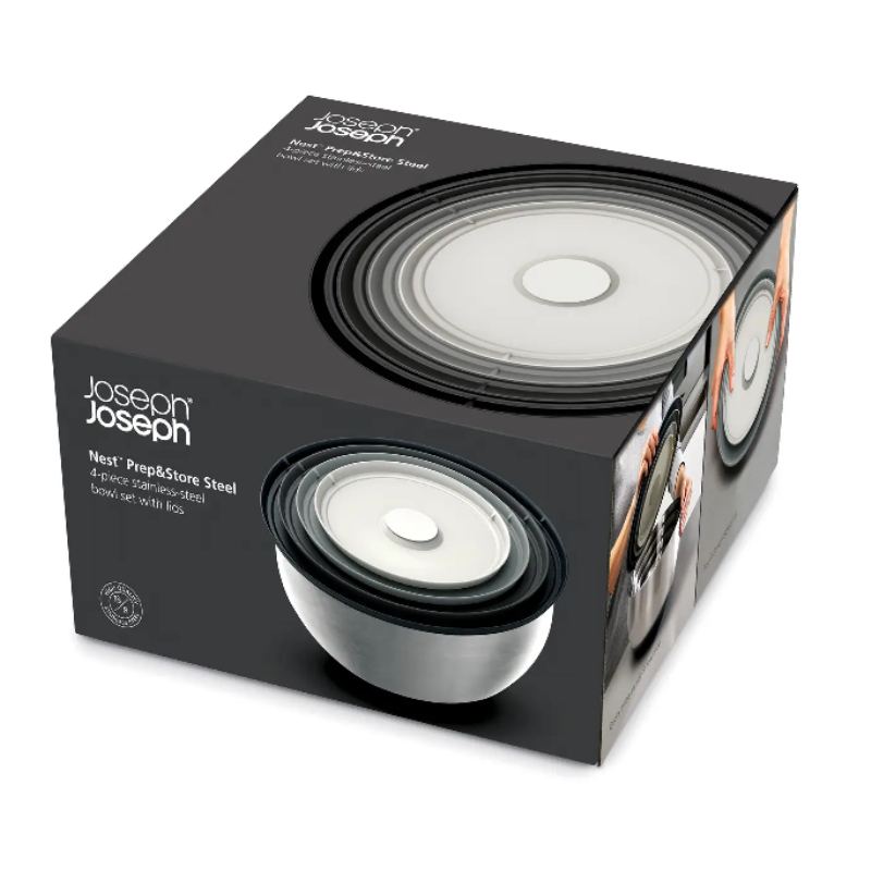 Миски для змішування Joseph Joseph Nest 100 Prep&Store The Maker's Collection Stainless Steel 4 шт. (95025) - фото 8