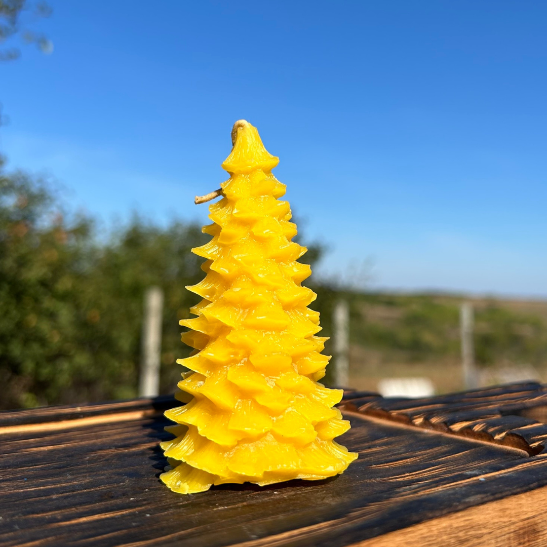 Свеча восковая Елка 100 мм (1722189441)