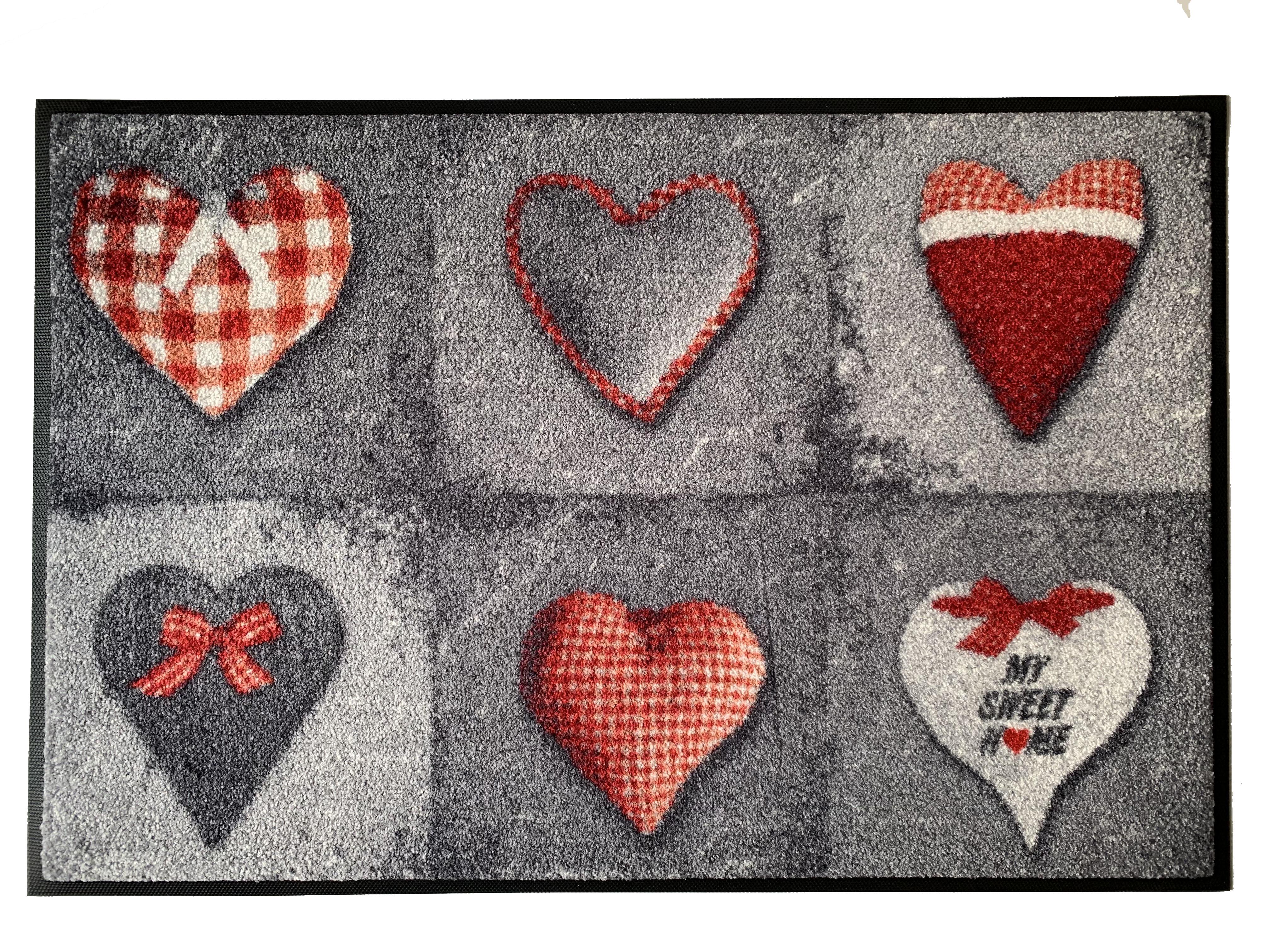 Грязезащитный коврик Kleen-Tex My Sweet Home grey 50x75 см (034568)