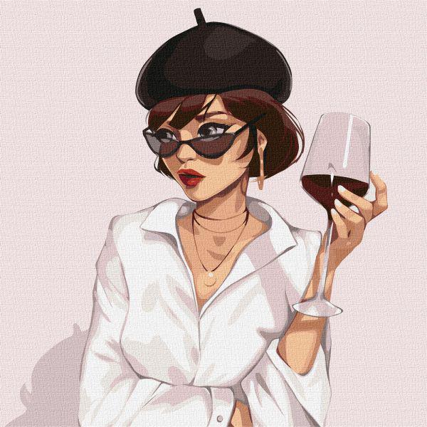 Картина за номерами Ідейка Паризький стиль 40x40 см (KHO4896)