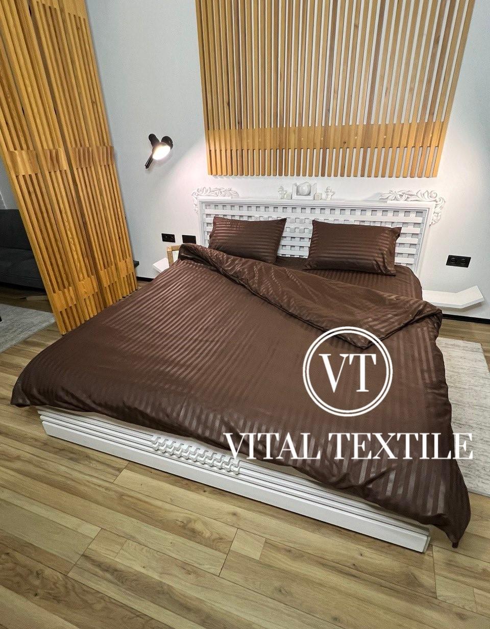 Комплект постільної білизни Vital Textile SP-9 страйп полуторний 150х220 см - фото 3