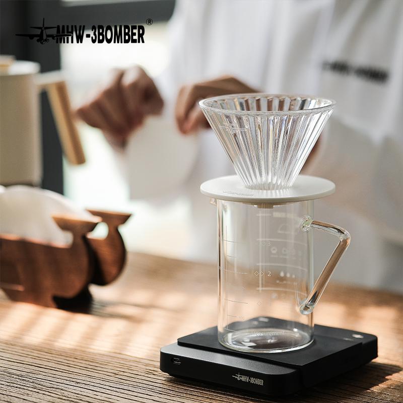 Пуровер скляний MHW-3BOMBER Elf на 1-2 особи White (FC5875W) - фото 4