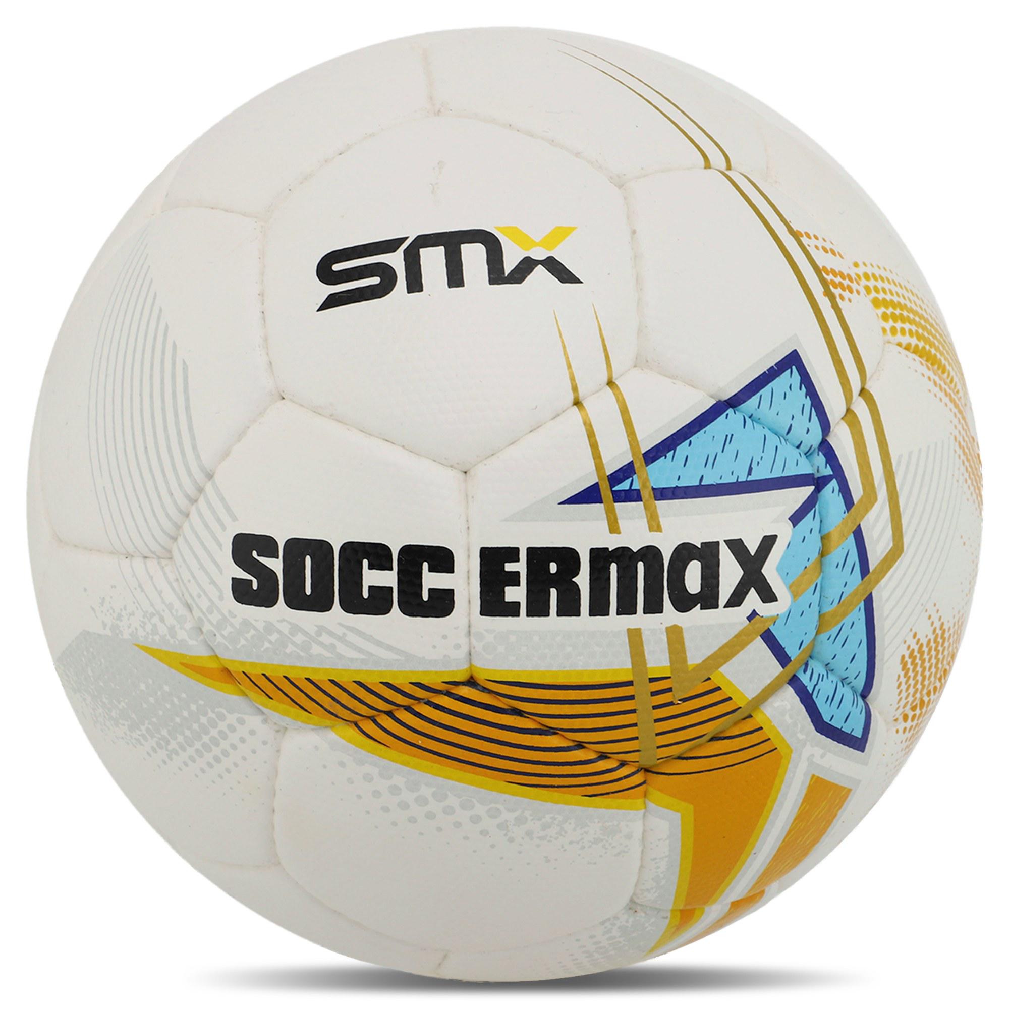 Футбольный мяч профессиональный Hybrid SOCCERMAX FB-4190 №5 PU Белый/Желтый