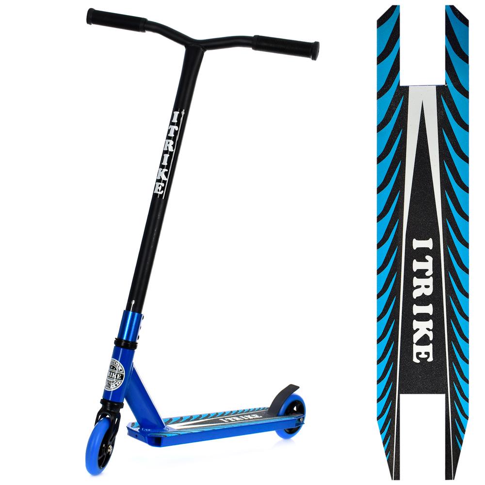 Самокат iTrike SR 2-064-1-BBL Черный/Синий - фото 2 Самокат iTrike SR 2-064-1-BBL Черный/Синий - фото 2