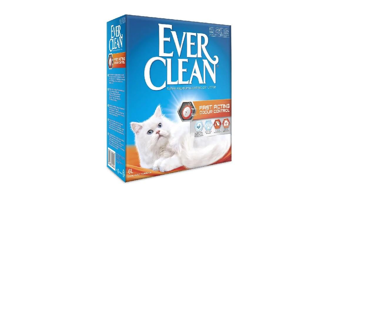 Наполнитель для кошачьего туалета Ever Clean 6 л (5060412212496)