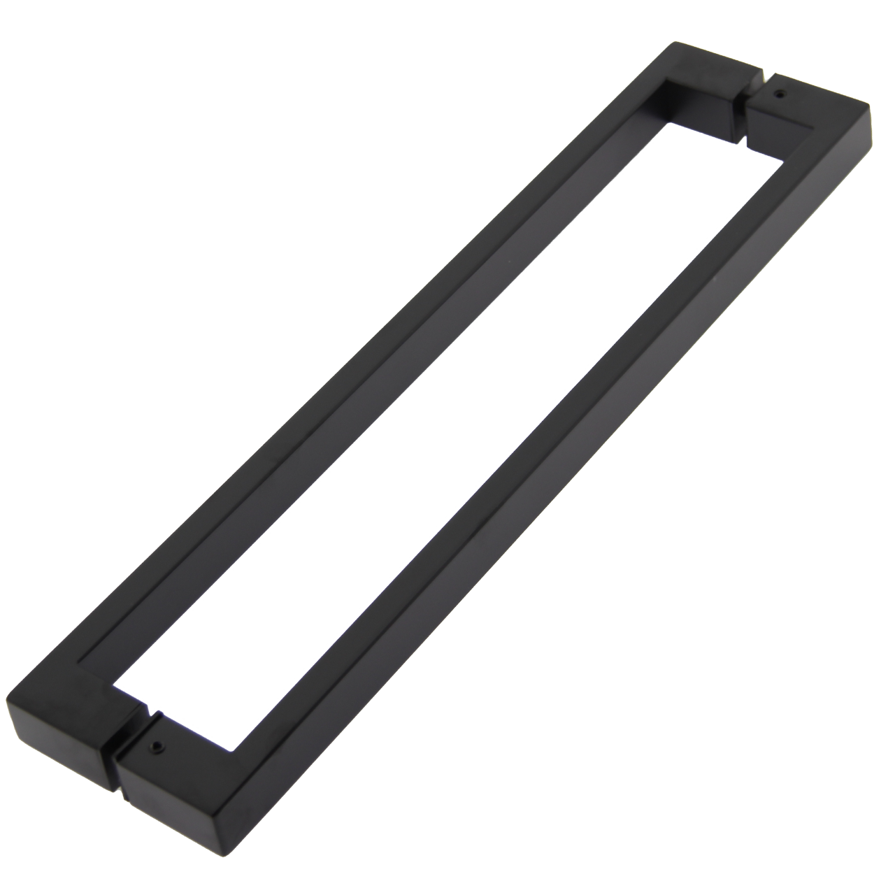 Ручка для скляних дверей 400 мм Чорний (Н-5340 БЛ)