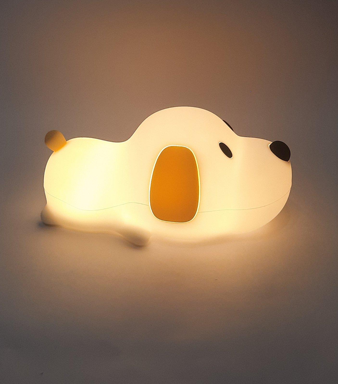 Нічник цуценя з регулятором яскравості акумуляторний сенсорний 1200 MAh таймер 30 та 60 хв (L-05) - фото 9 Нічник цуценя з регулятором яскравості акумуляторний сенсорний 1200 MAh таймер 30 та 60 хв (L-05) - фото 9