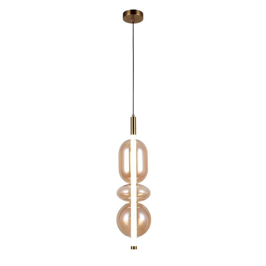 Светильник подвесной светодиодный Levistella LED 79112280-1led BR Бронза