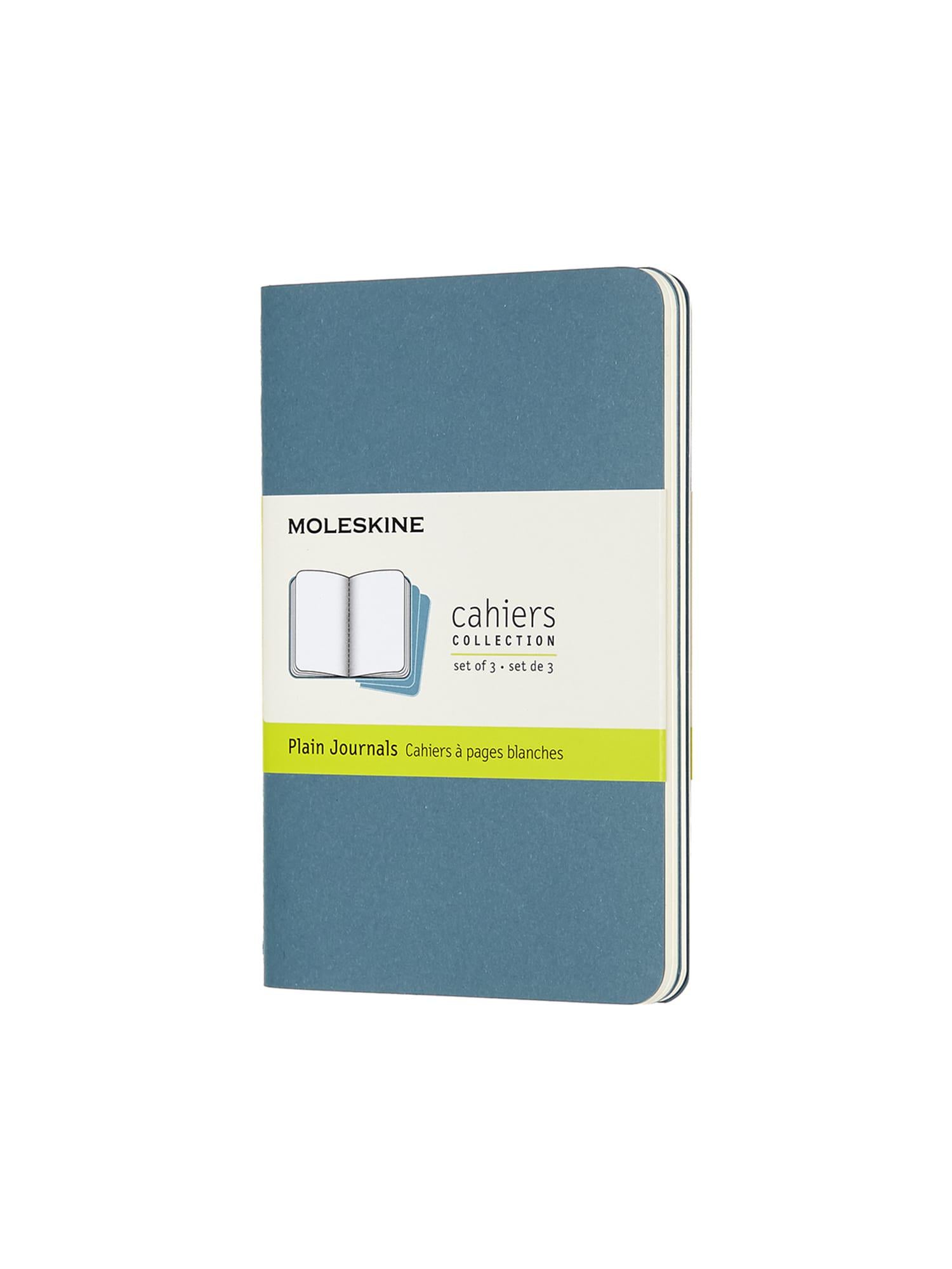 Записник Moleskine Cahier кишеньковий нелінований Яскравий блакитний (CH013B44)
