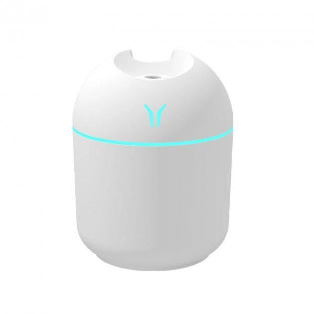 Зволожувач повітря Humidifier USB з підсвічуванням 250 мл White (12909975)