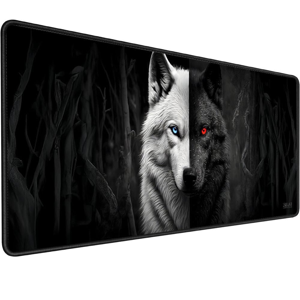 Ігрова поверхня SHLab Black And White Wolf SHM-945 70x30 см (37863) Ігрова поверхня SHLab Black And White Wolf SHM-945 70x30 см (37863)