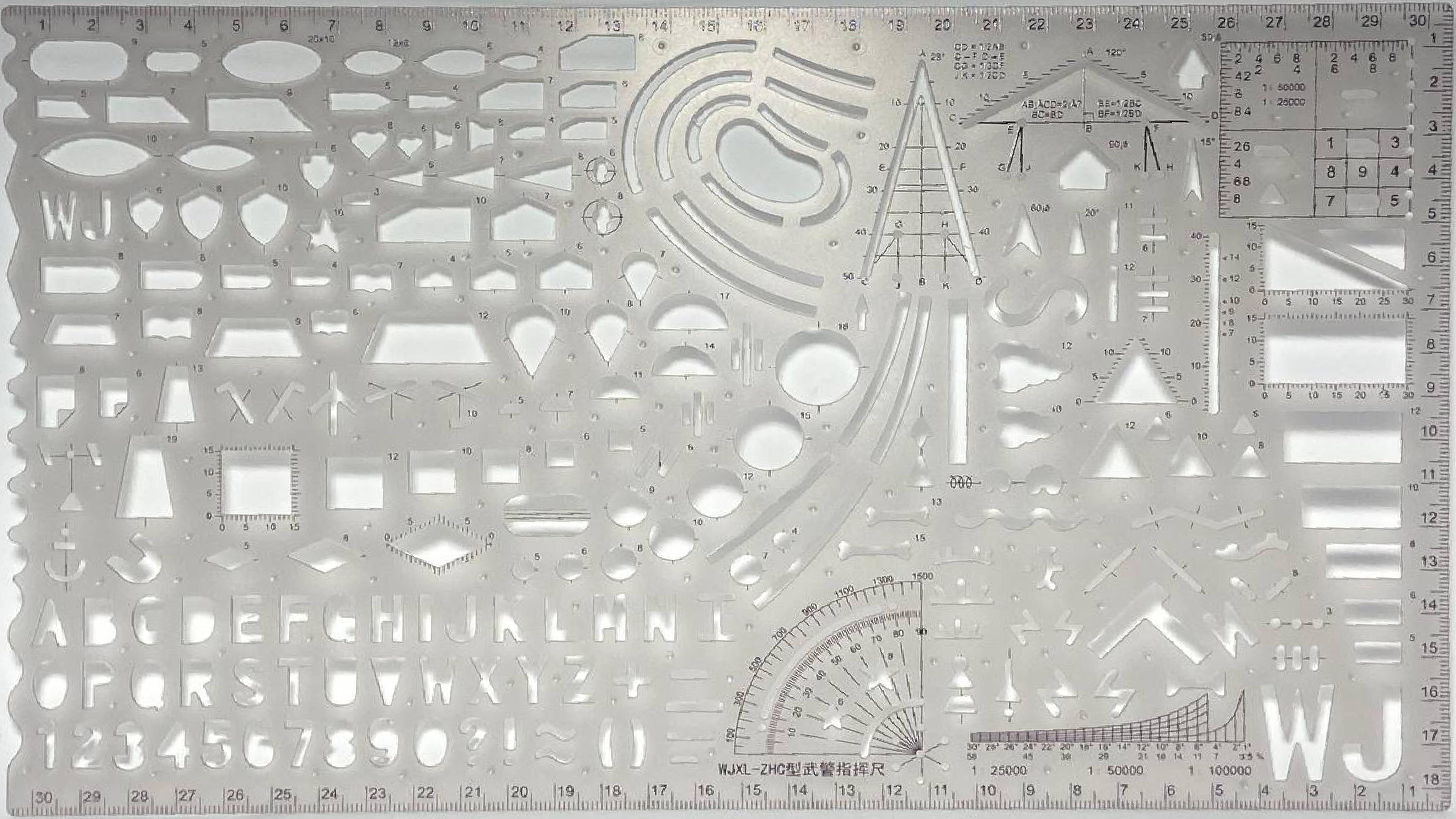 Лінійка військова військова НАТО A4 RM2 (54449316) - фото 2 Лінійка військова військова НАТО A4 RM2 (54449316) - фото 2