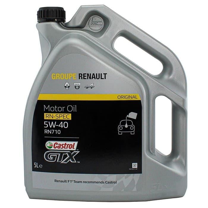 Моторное масло Castrol Renault RN710 5W-40 5 л (274)