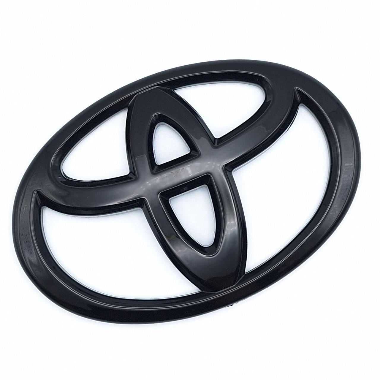 Эмблема Toyota 115х77 мм Черный глянцевый (2074716218)
