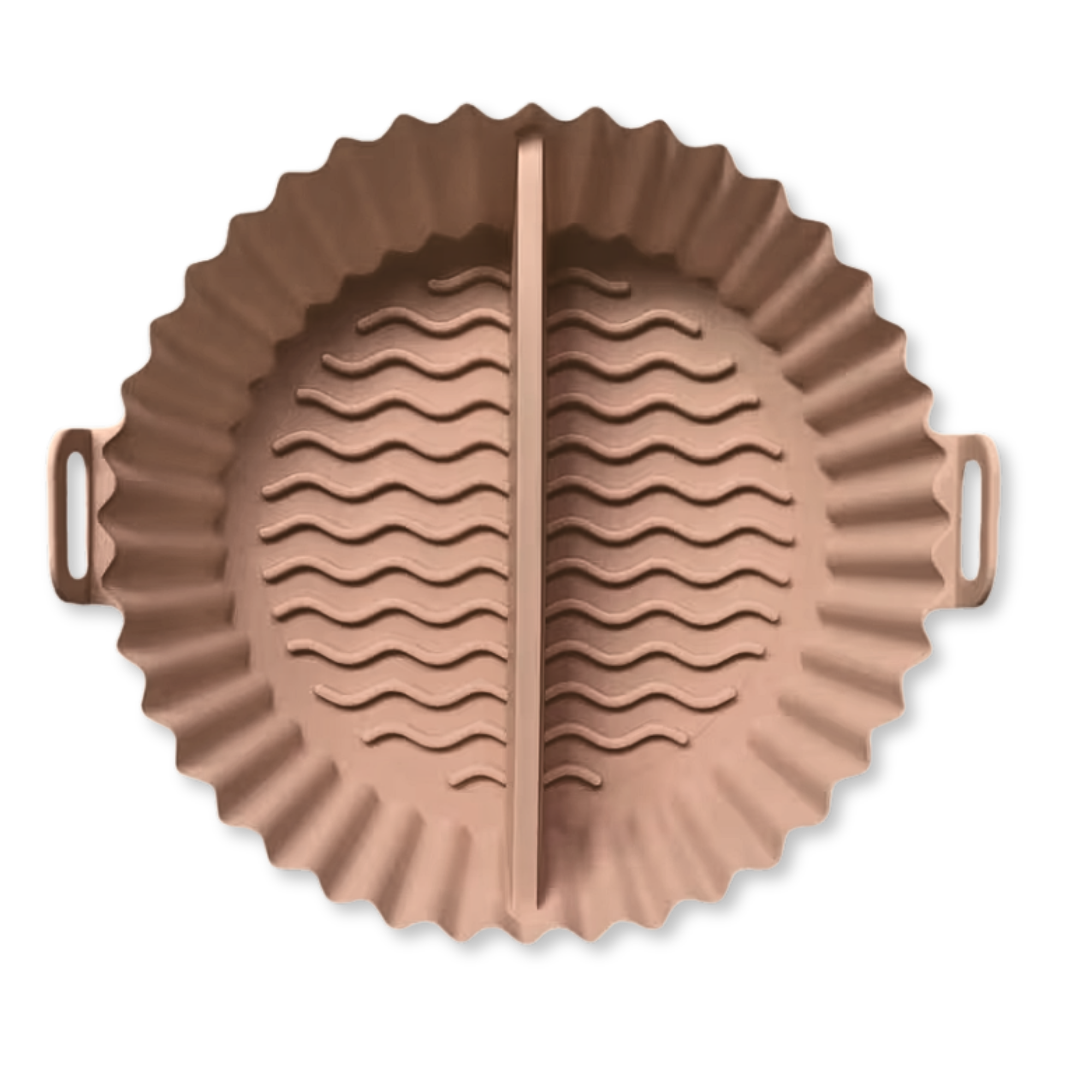 Форма силиконовая для аэрогриля с перегородкой 2 зоны 20 см (9108)