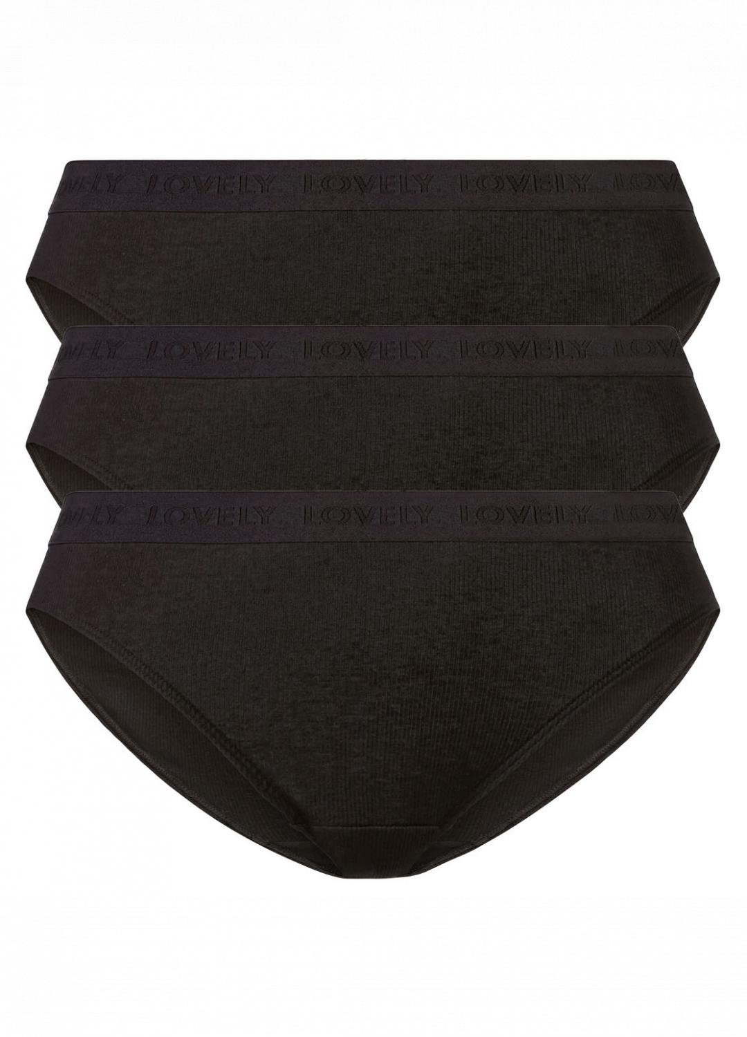 Трусики-слипы женские Oyanda 497839 M 3 шт. Черный (75162)