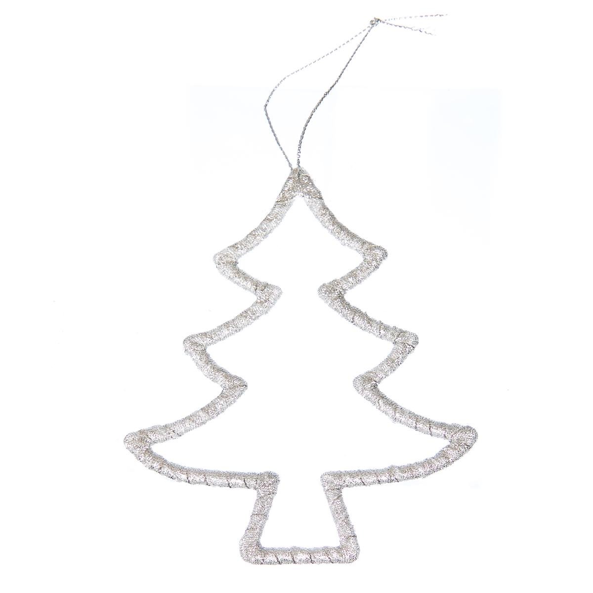 Игрушка на елку Elisey Елка Серебряный (NH-106-K-173)