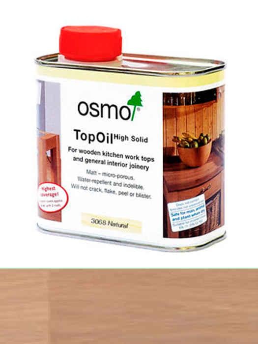 Масло з твердим воском для меблів і стільниць Osmo TopOil натур 0,5 л (3068)