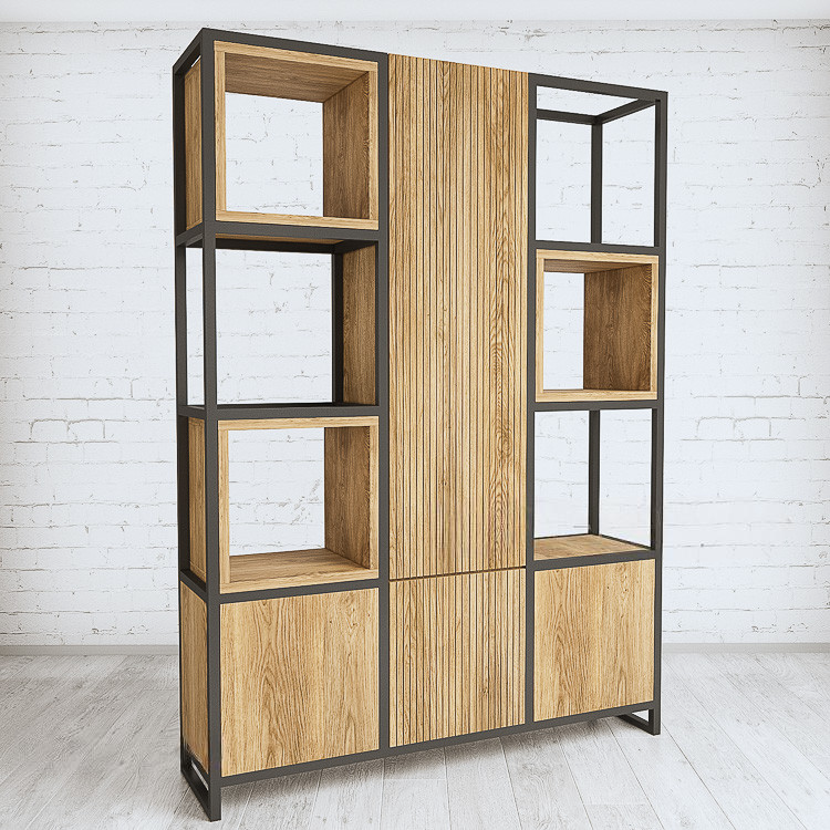 Cтеллаж EcoLoft IN-2329 в стиле лофт (25248845) Cтеллаж EcoLoft IN-2329 в стиле лофт (25248845)