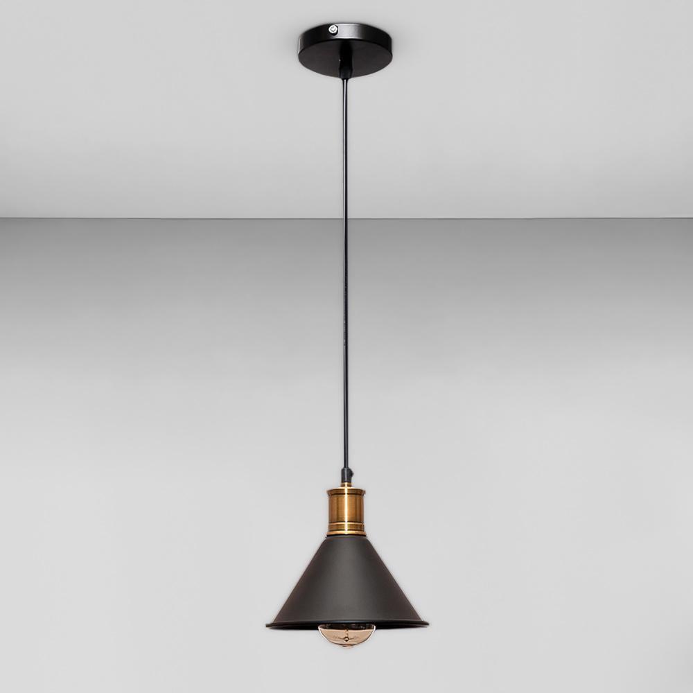 Люстра подвесная Лофт Light House LS-18582F2-1 BK Черный/Бронзовый