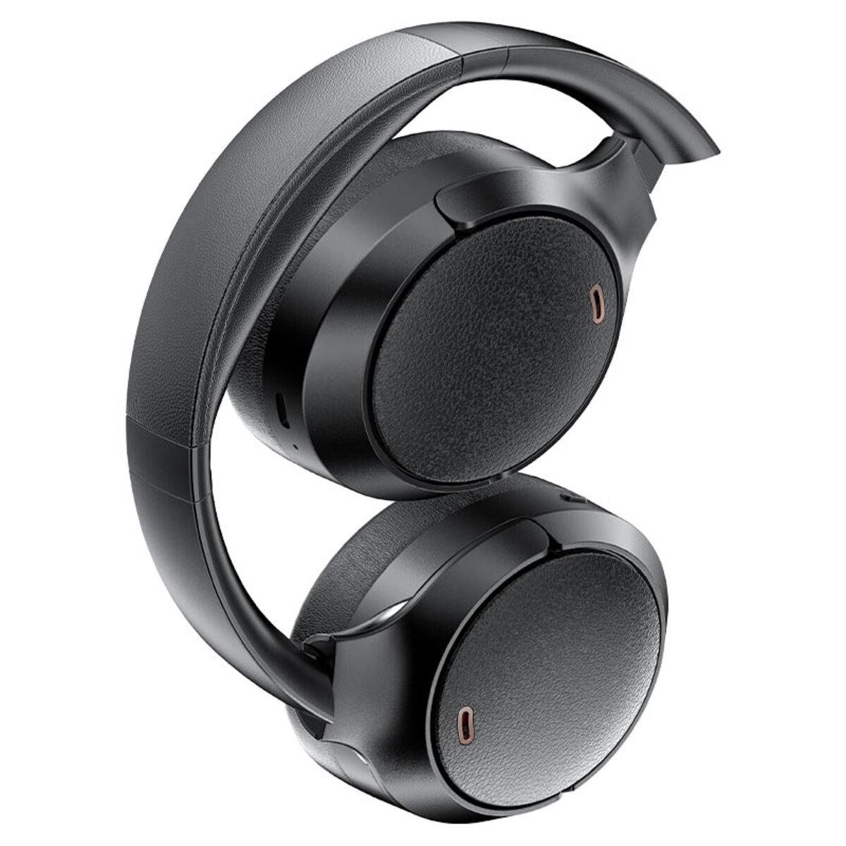 Навушники бездротові Acefast H6 Active Noise Reduction Wireless Headset BT5.3 500 mAh Black (6974316283683) - фото 5