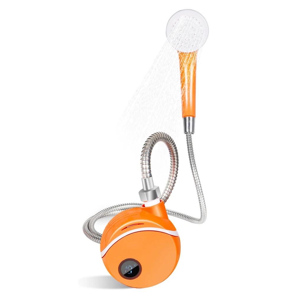 Душаккумуляторный переносной RIAS Portable Outdoor Shower LCD с помпой Orange (3_06551) - фото 2 Душаккумуляторный переносной RIAS Portable Outdoor Shower LCD с помпой Orange (3_06551) - фото 2