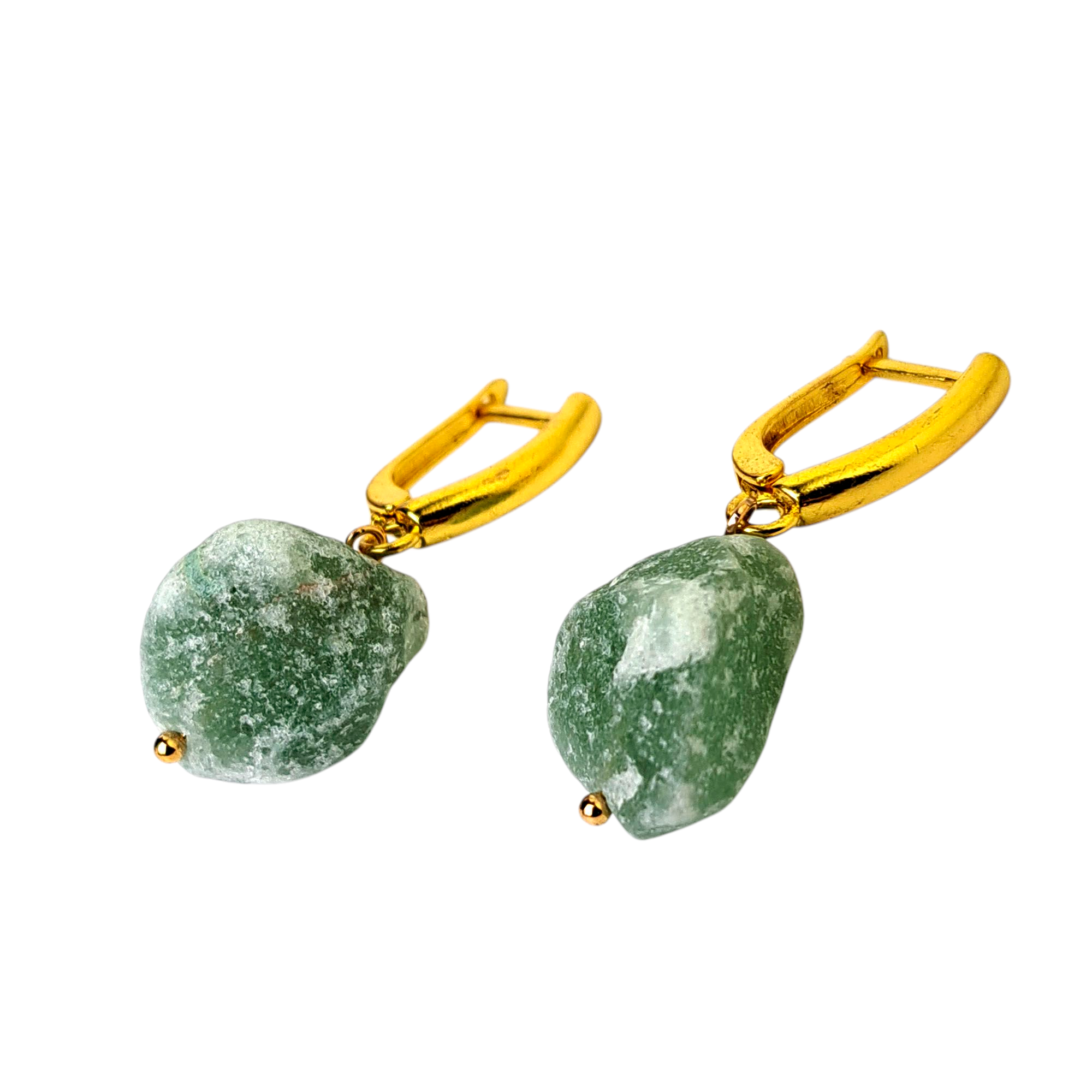 Серьги DARSANA Лина из натурального камня нефрит (DRSU501988)