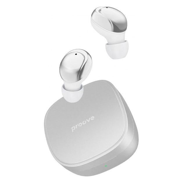 Навушники бездротові Proove Charm TWS BT5.3 300 mAh 4H Silver (TWCH00010006)