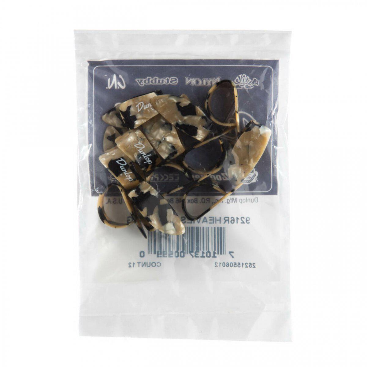 Медіатор Dunlop 9216R Heavies Calico Thumbpick Large 12 шт. (125324)