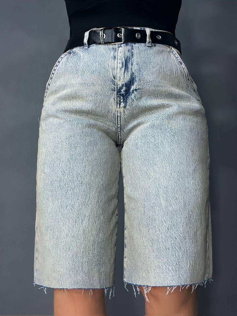 Шорти жіночі джинсові LIUZIN 1358 SKATER бермуди подовжені з чорним ремінем р. 25 Блакитний (24139843) - фото 9 Шорти жіночі джинсові LIUZIN 1358 SKATER бермуди подовжені з чорним ремінем р. 25 Блакитний (24139843) - фото 9